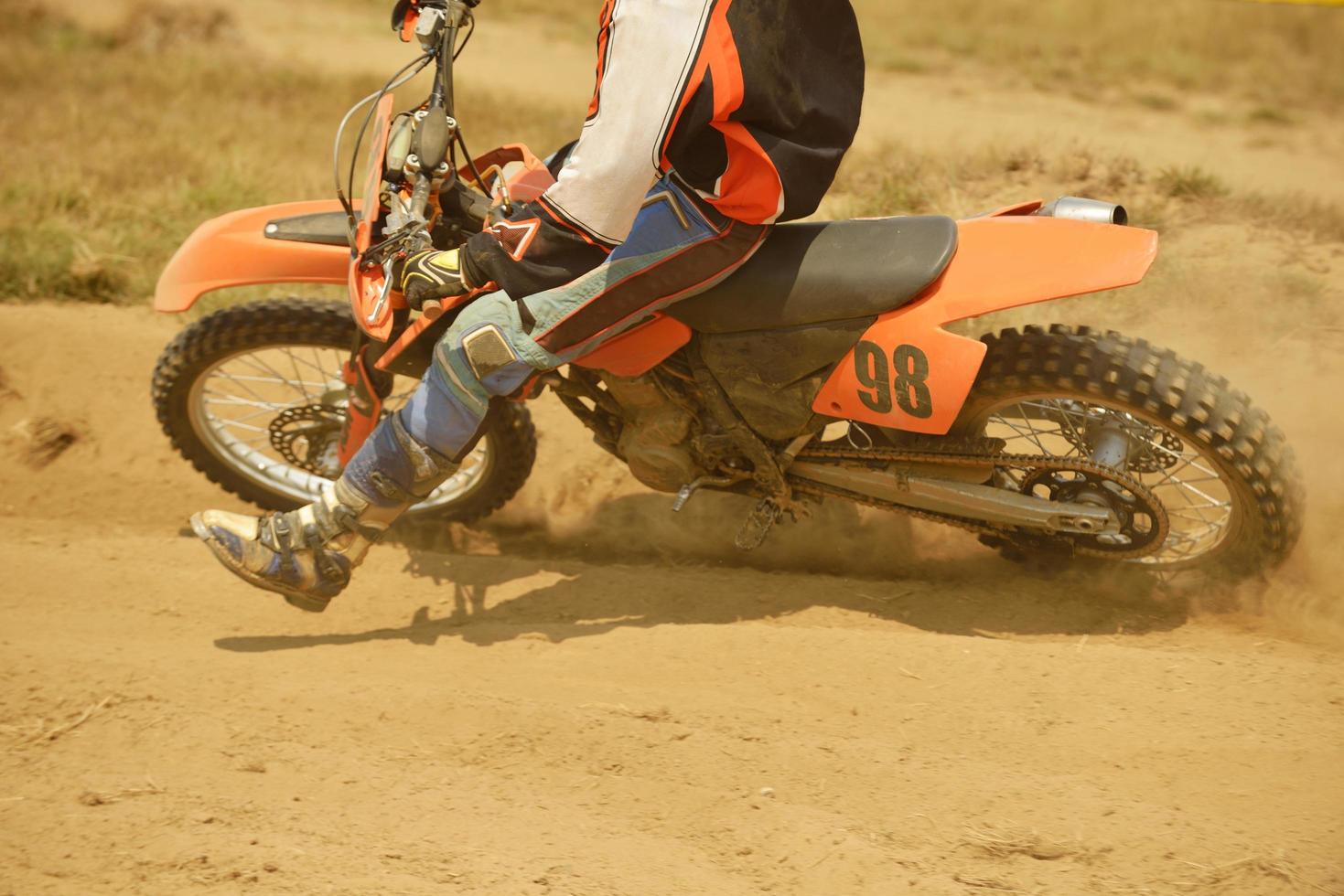 Motocross bike view photo