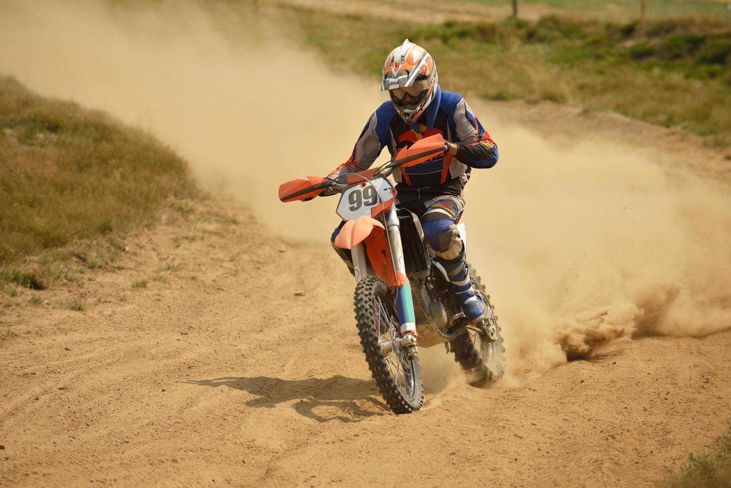 Motocross bike view photo