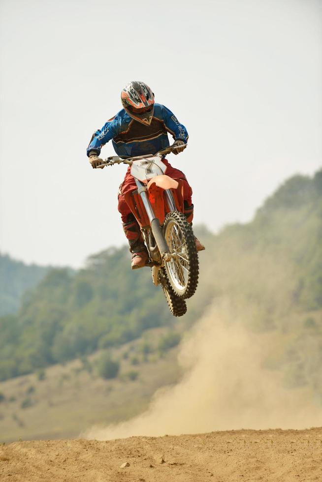 Motocross bike view photo