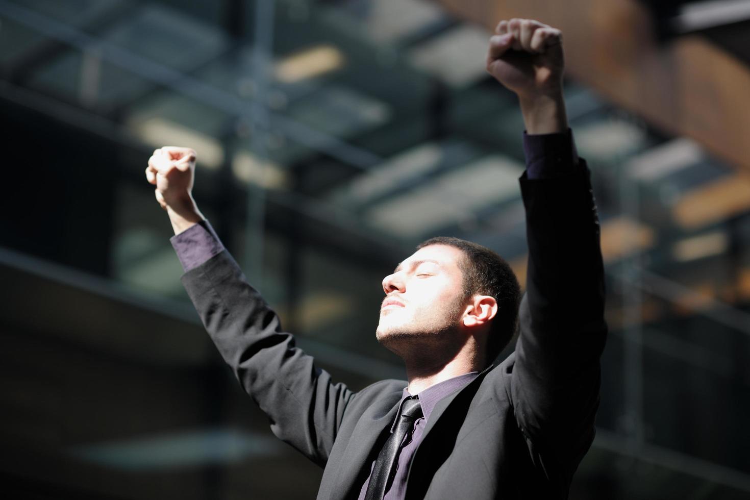 hombre de negocios libertad foto