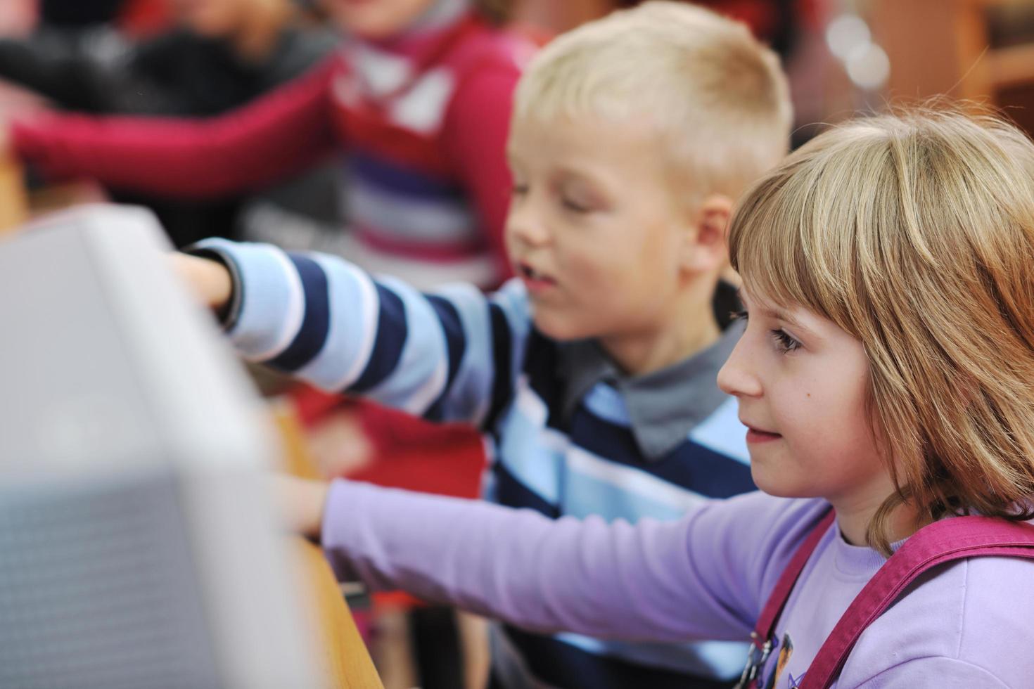 it education with children in school photo