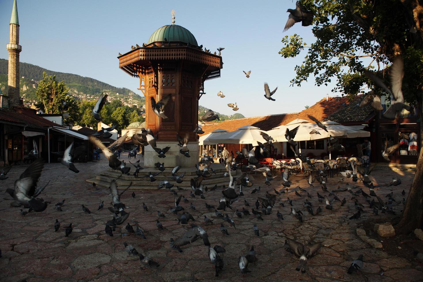 ciudad de sarajevo en bosnia foto