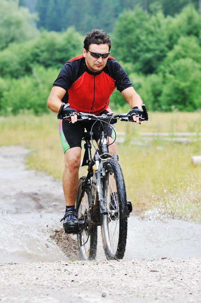 Mountain bike view photo