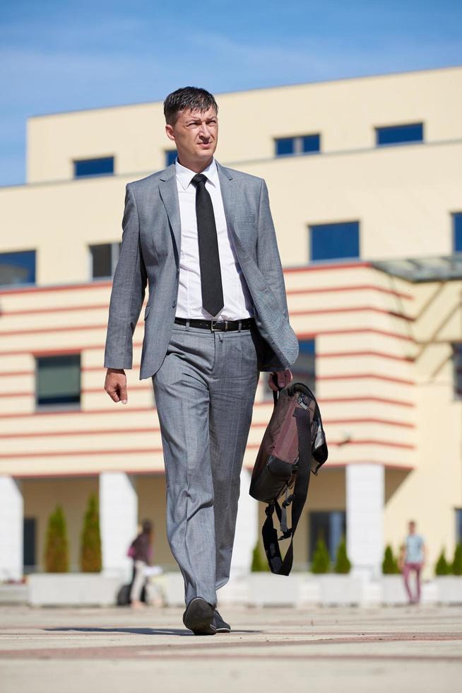 senior  businessman outdoors photo