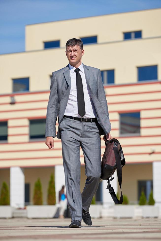 senior  businessman outdoors photo