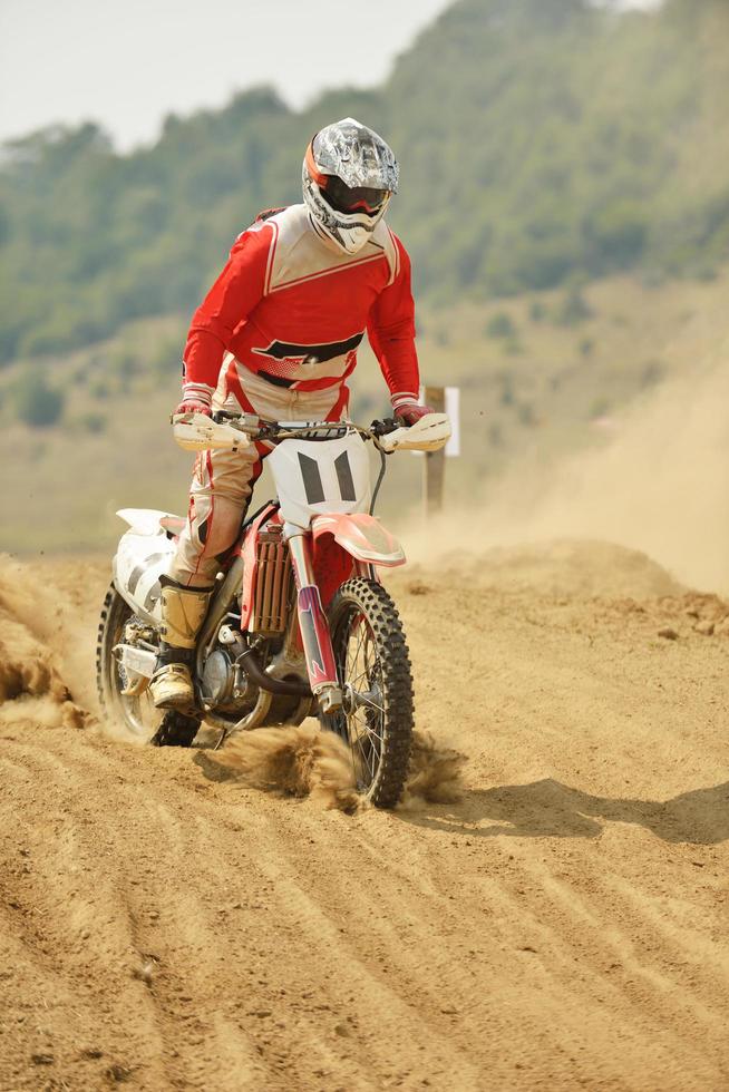 Motocross bike view photo