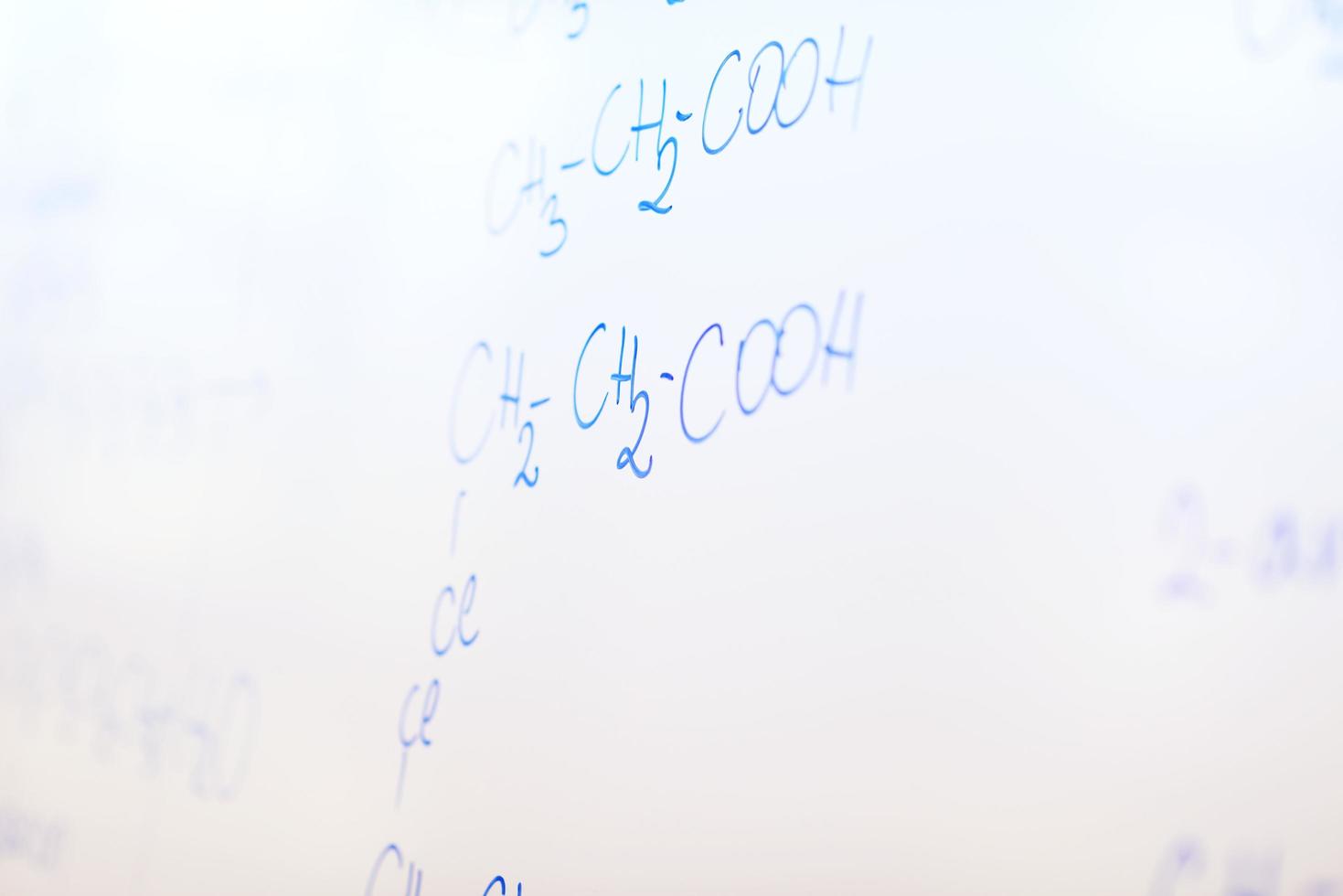 estructura de la molécula química en jabalí blanco foto