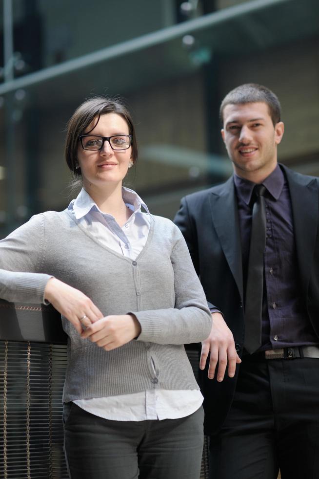 mujer de negocios y hombre de negocios foto