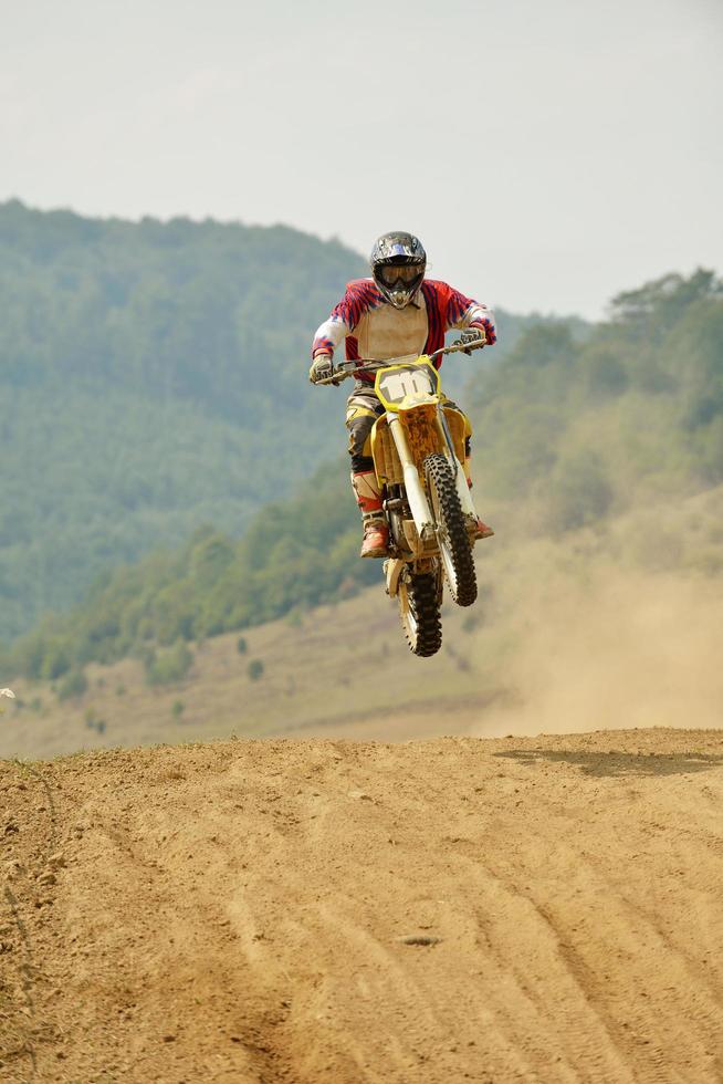 Motocross bike view photo