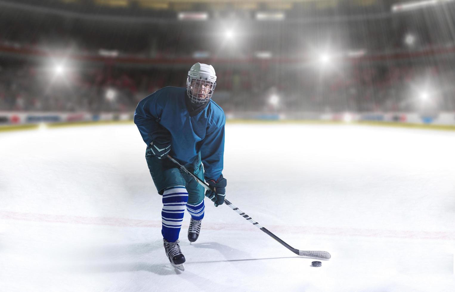 ice hockey player in action photo