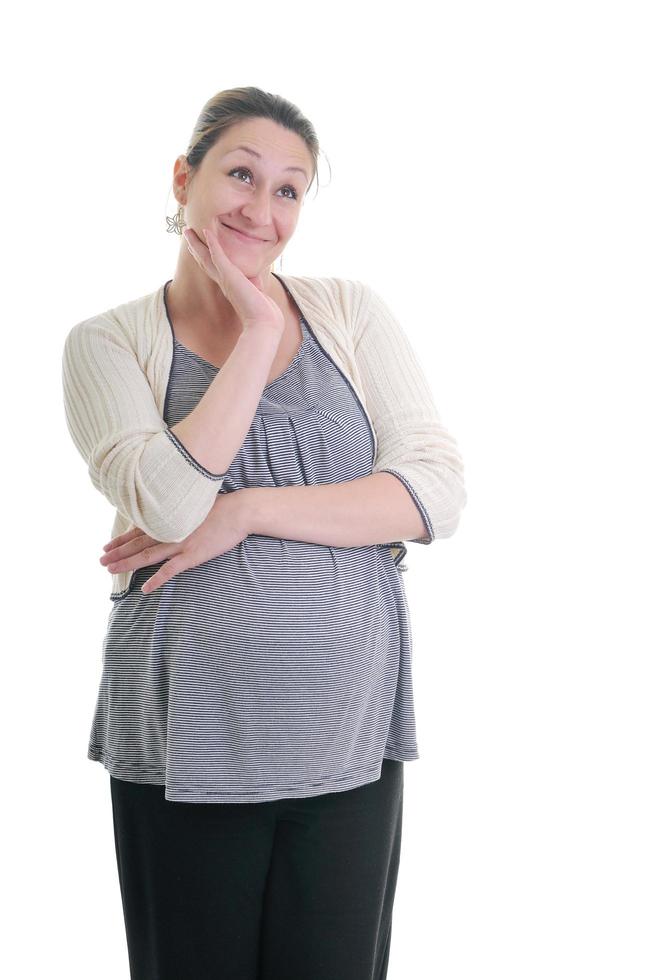 retrato de mujer embarazada foto