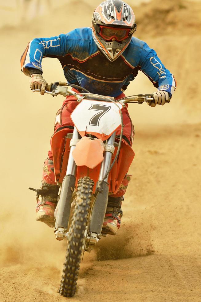 Motocross bike view photo