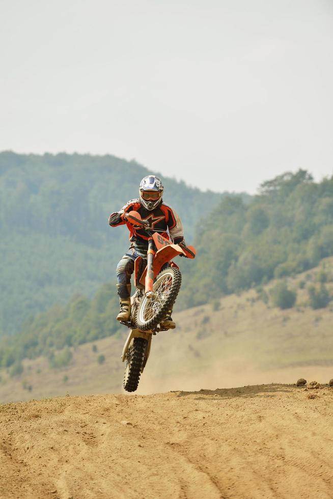 Motocross bike view photo