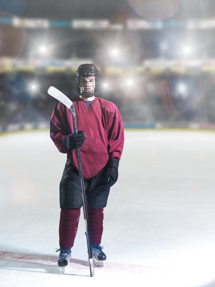 retrato de jugador de hockey foto