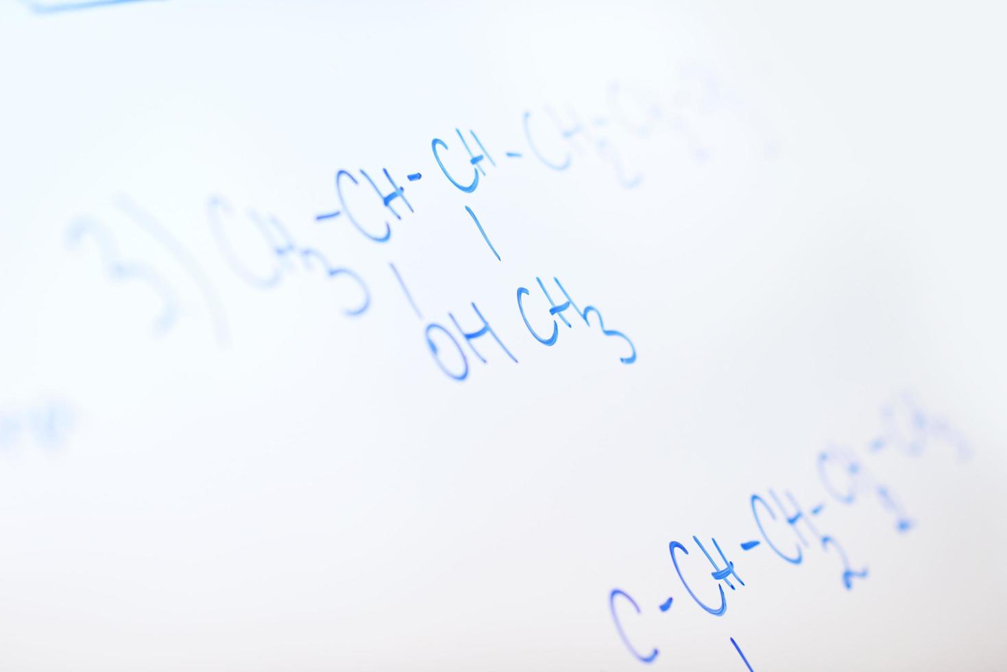 estructura de la molécula química en jabalí blanco foto