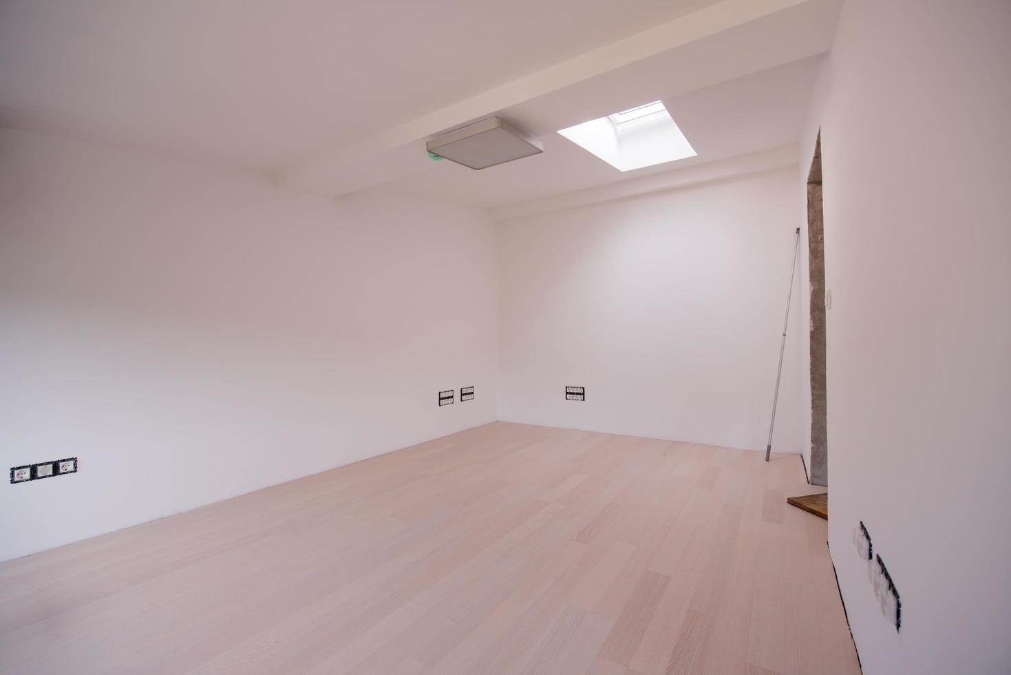 interior of empty room photo