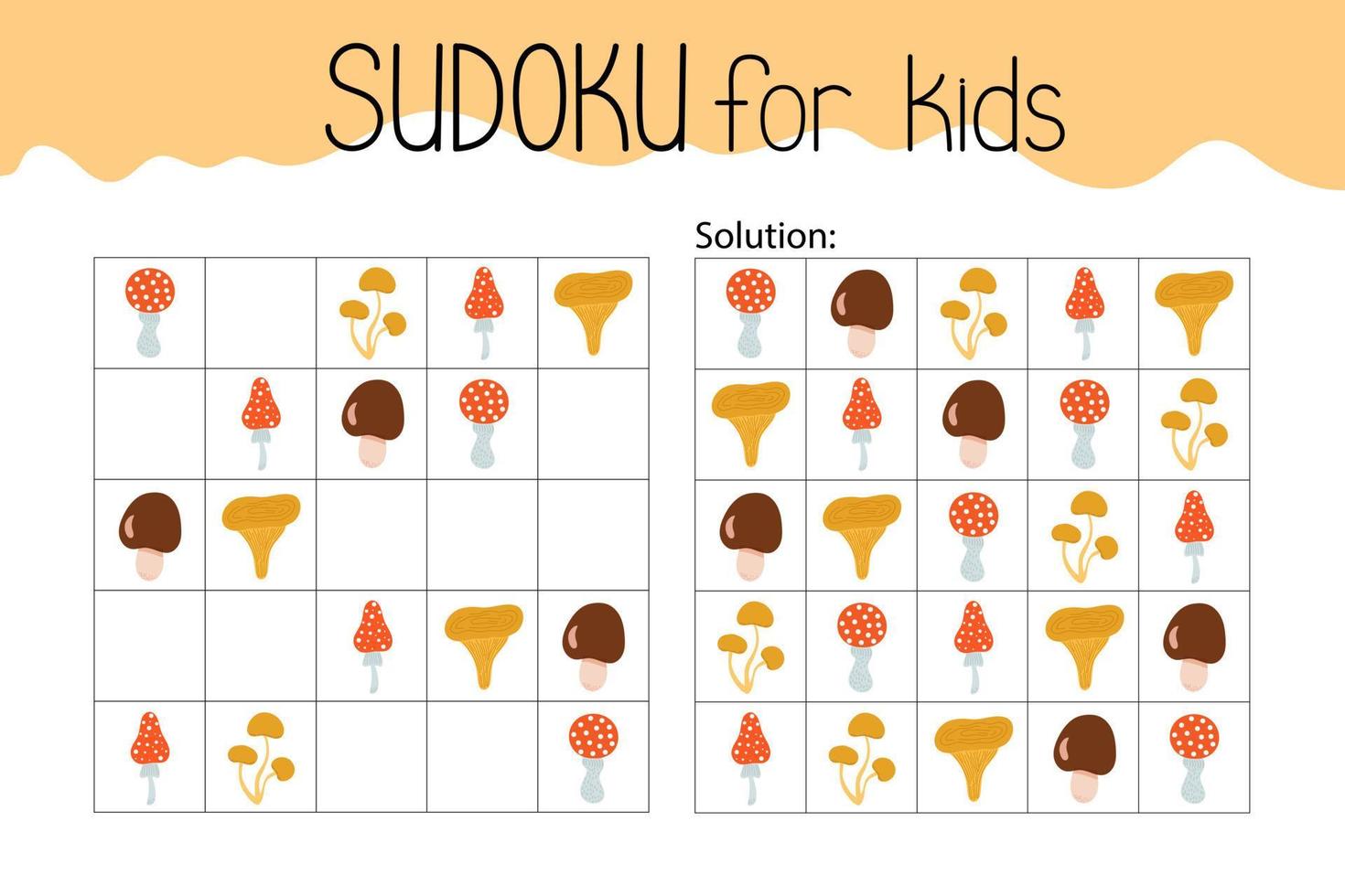 juego educativo sudoku o hoja de trabajo de actividades de ocio ilustración vectorial, cuadrícula imprimible para completar las imágenes que faltan, vocabulario temático de acción de gracias de otoño, rompecabezas con su solución, recursos para maestros vector