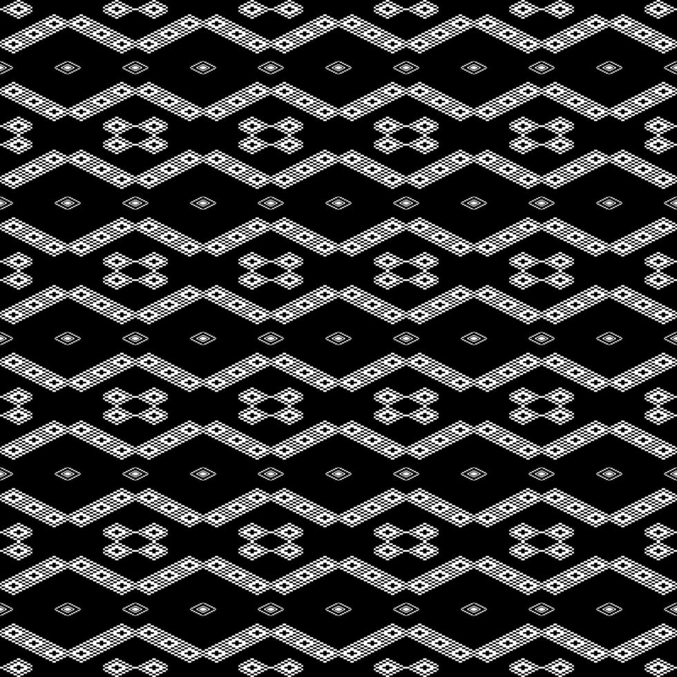 black and white seamless geometric pattern vector