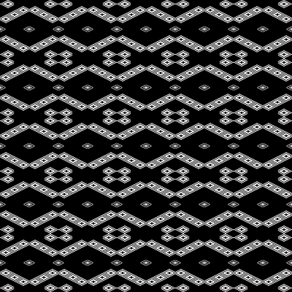 black and white seamless geometric pattern vector