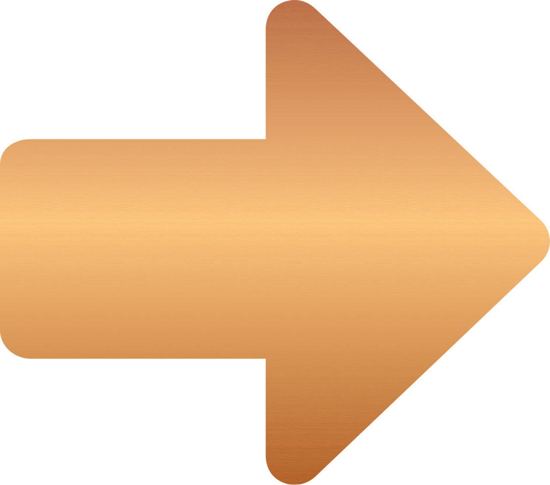 Bronze Right Arrow Icon png