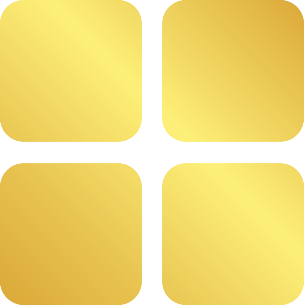 goldenes App-Symbol png