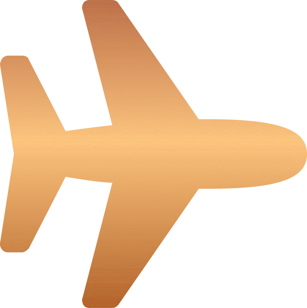 bronzo aereo icona png