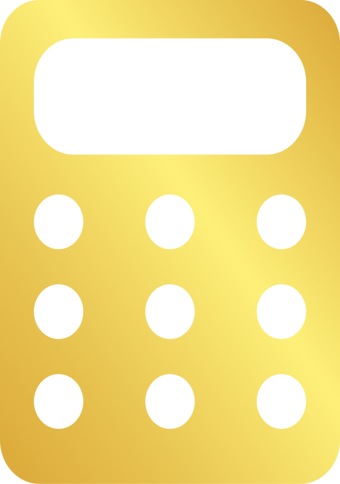 Gold Calculator Icon 11934358 PNG gold-calculator-icon-11934358-png