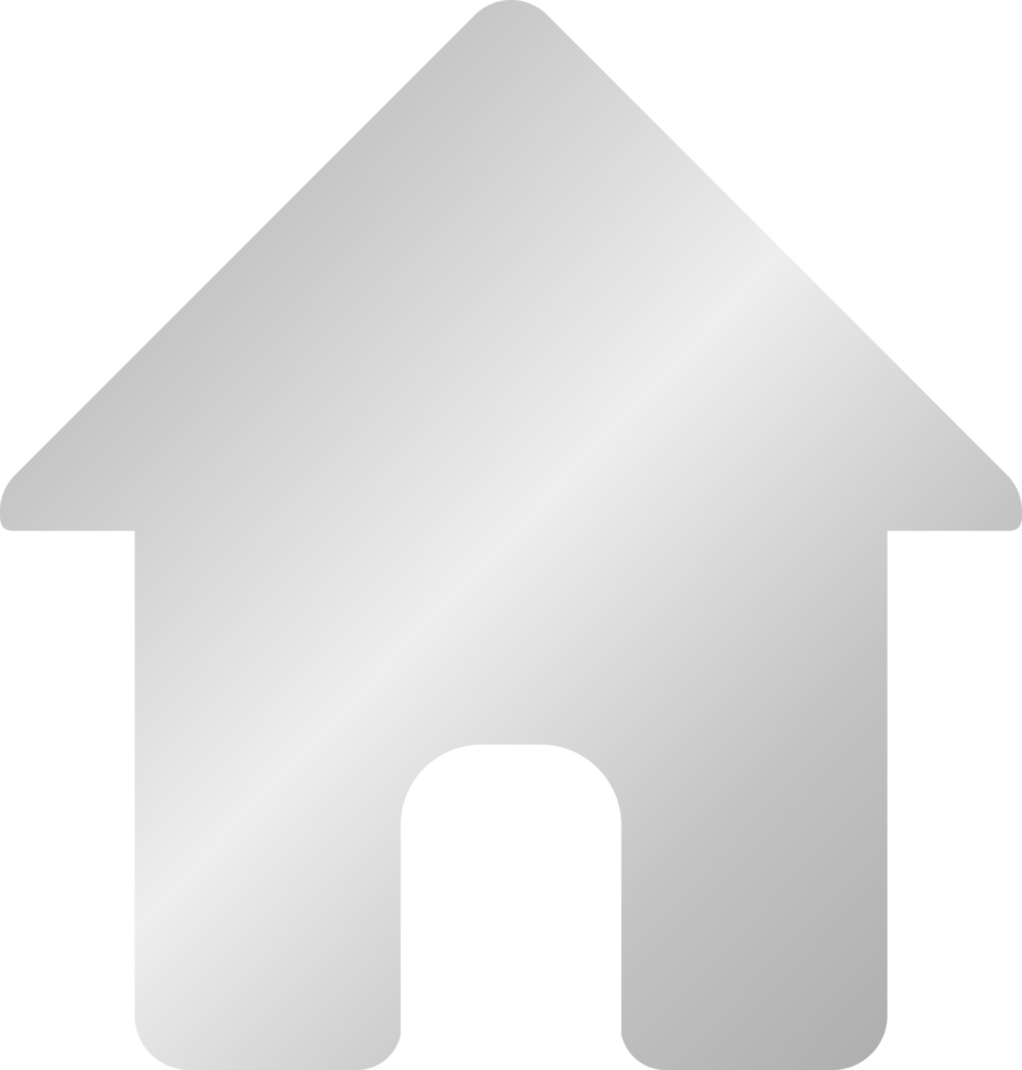 Silver Home Icon png