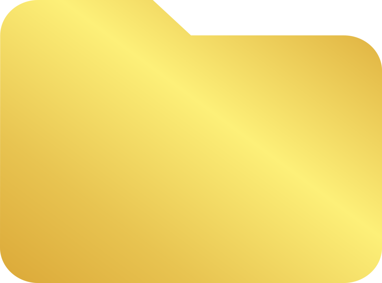 Gold Folder Icon png