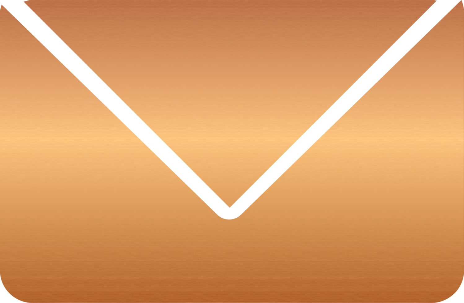 icono de correo de bronce png