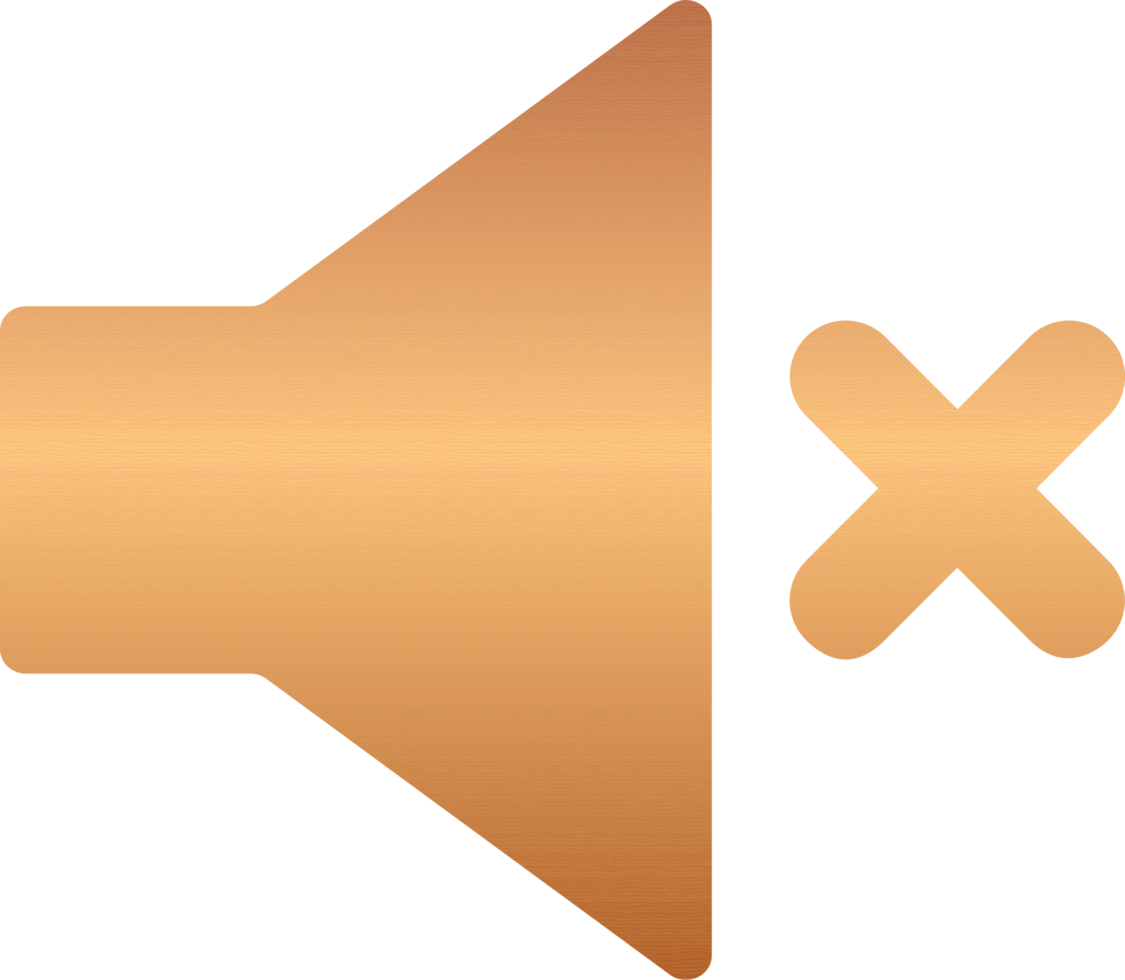 Bronze Mute Icon png