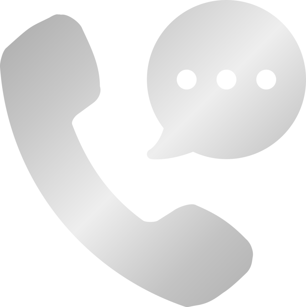 Silver Phone Icon png