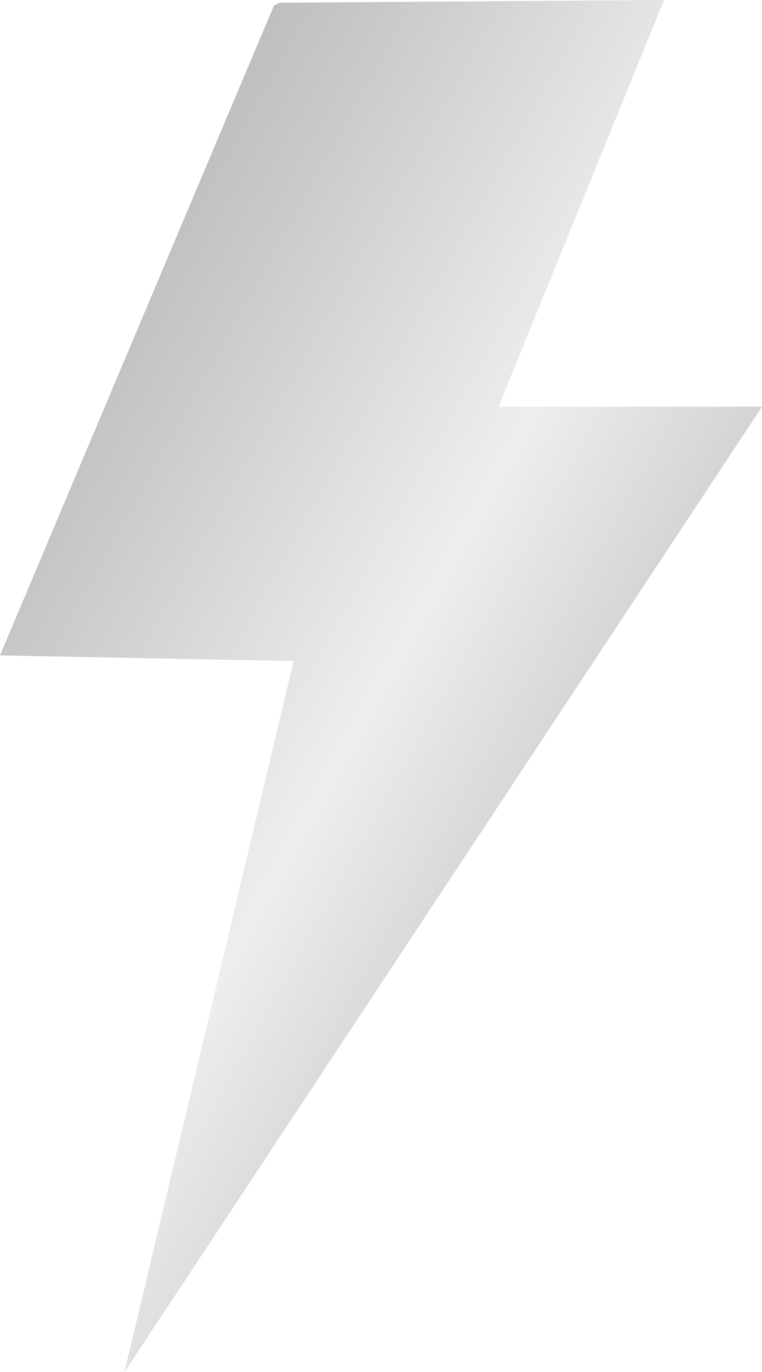 Silver Lightning Bolt Icon 11934405 PNG