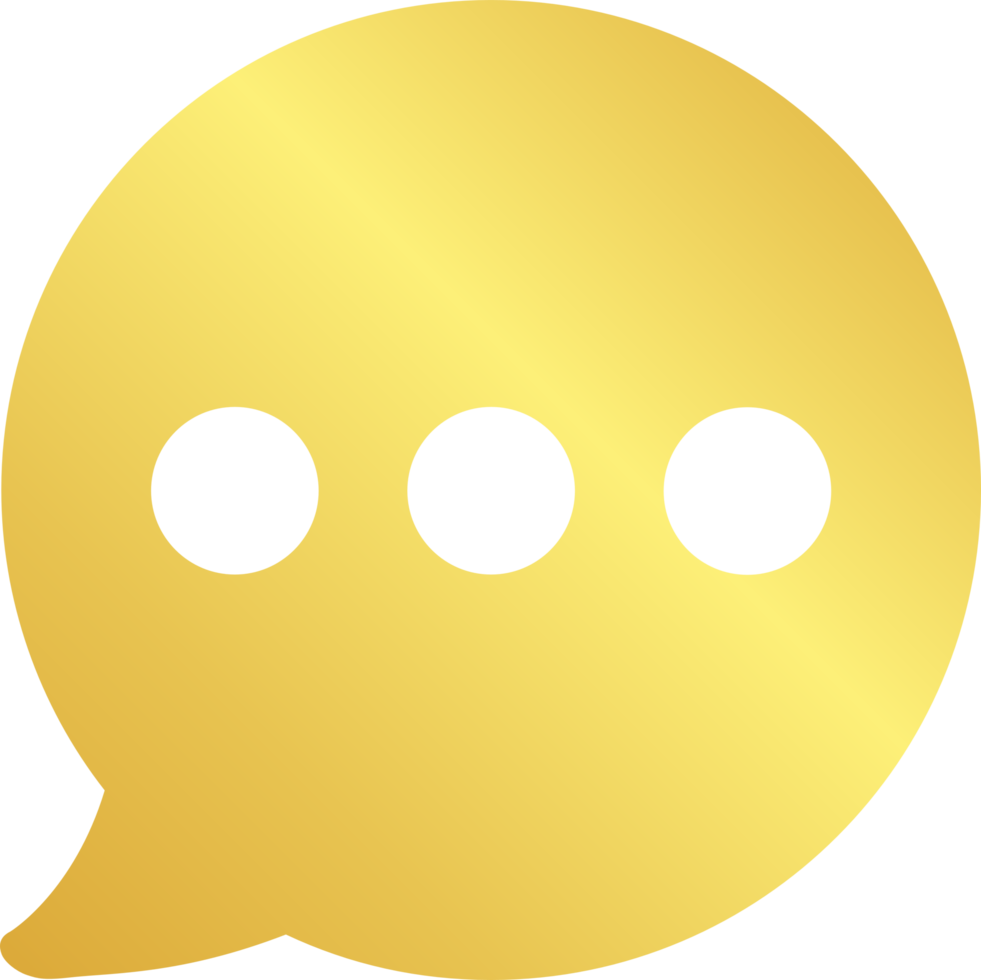 Gold Message Icon 11934409 PNG