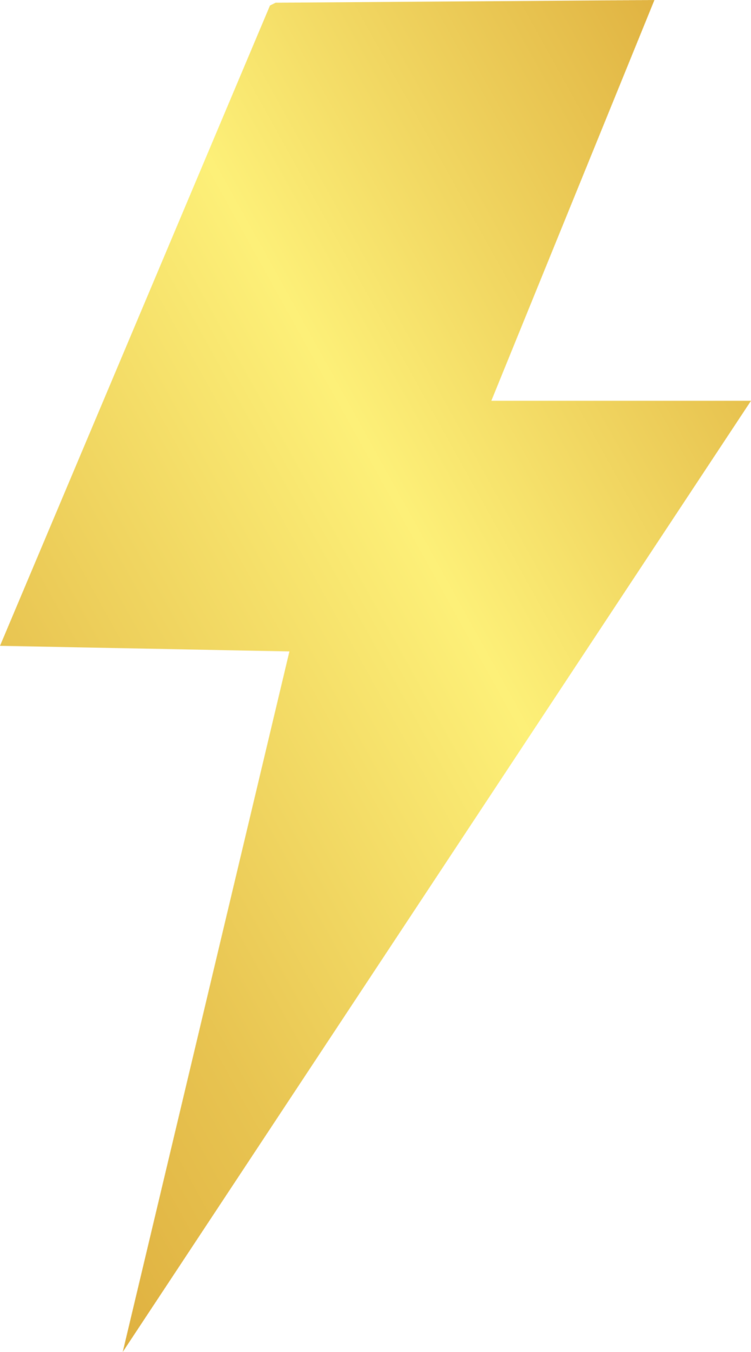 Gold Lightning Bolt Icon 11934414 PNG