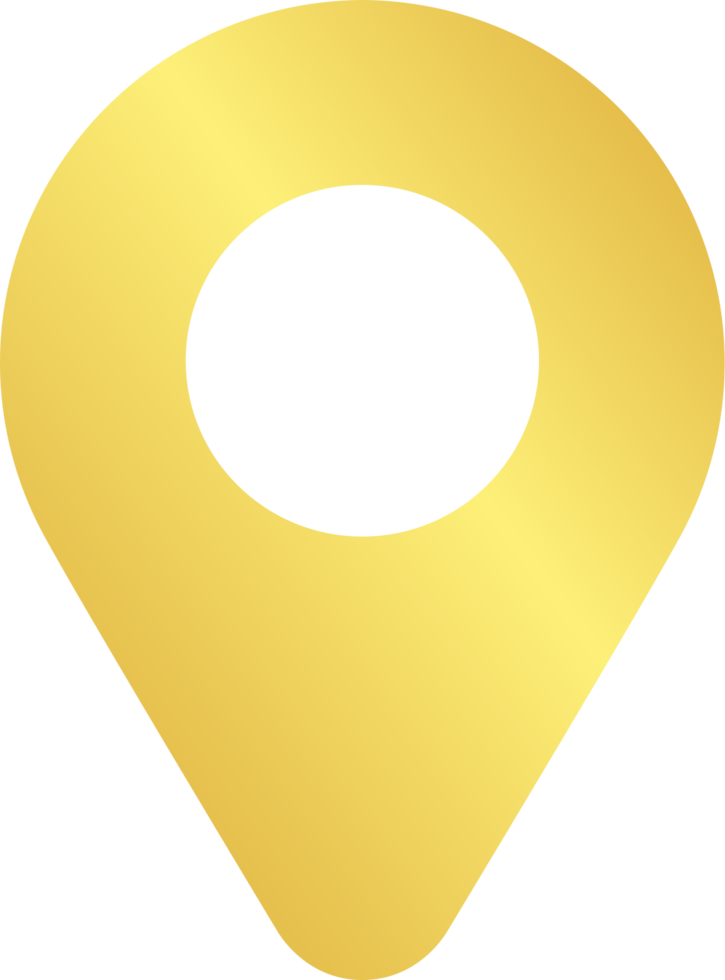 icono de pin de ubicación de oro 11934416 PNG