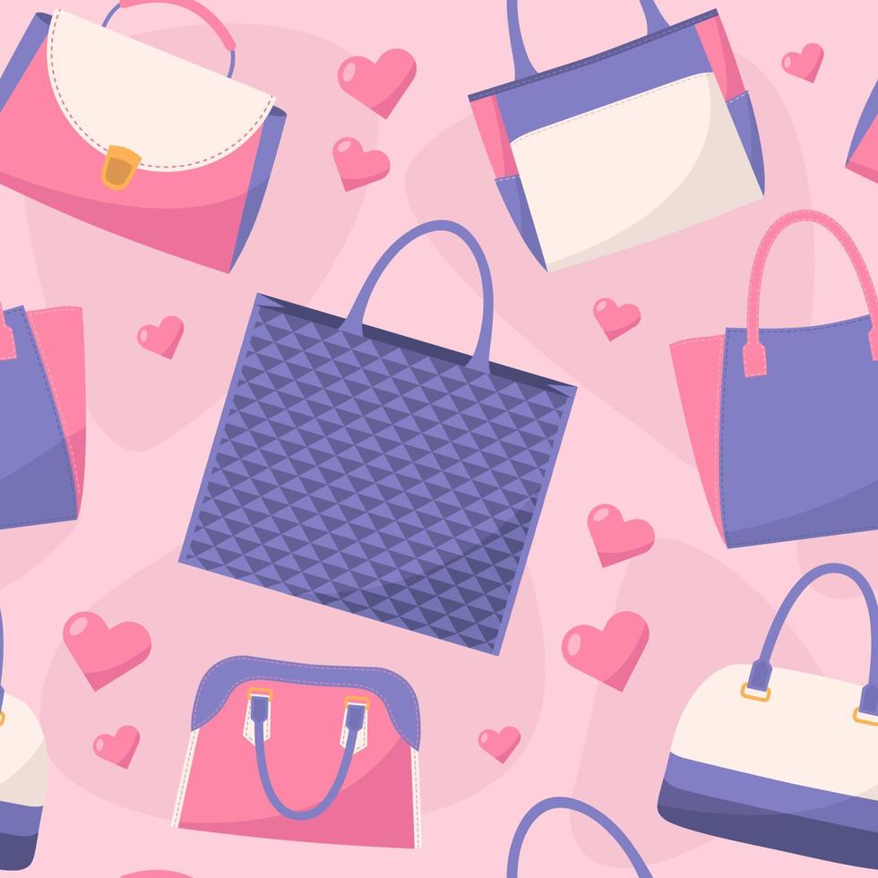 Bags Seamless Background vector