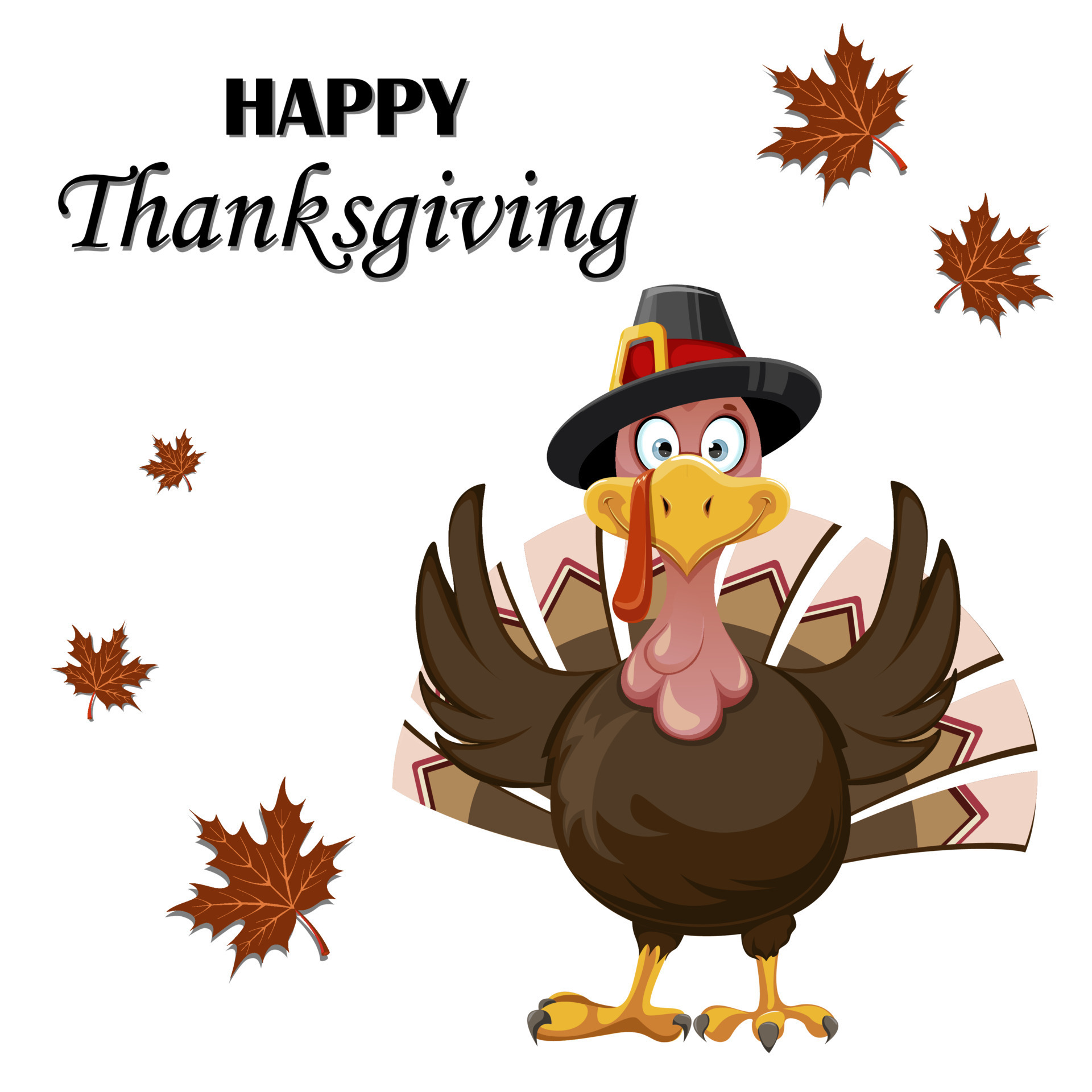 Funny cartoon character Thanksgiving Turkey bird 11935385 Vector Art at Vecteezy Funny cartoon character Thanksgiving Turkey bird 11935385 Vector Art at Vecteezy