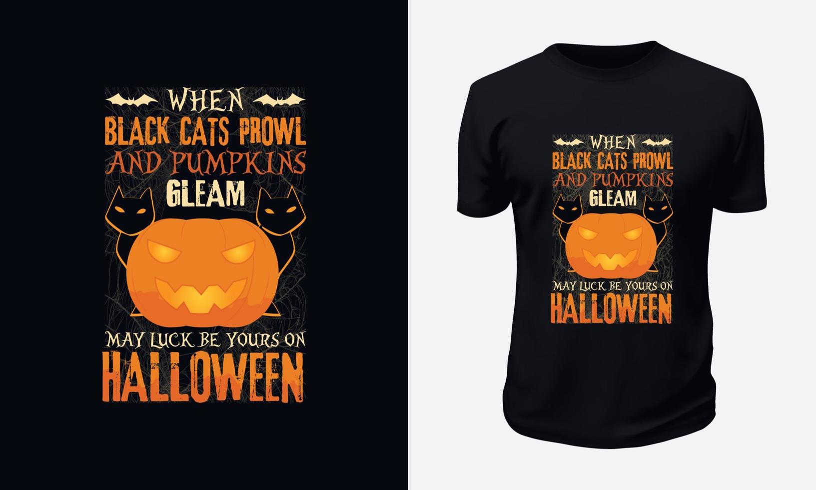 Halloween T-shirt Design vector