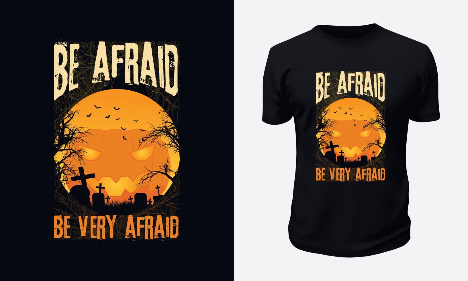 Halloween T-shirt Design vector