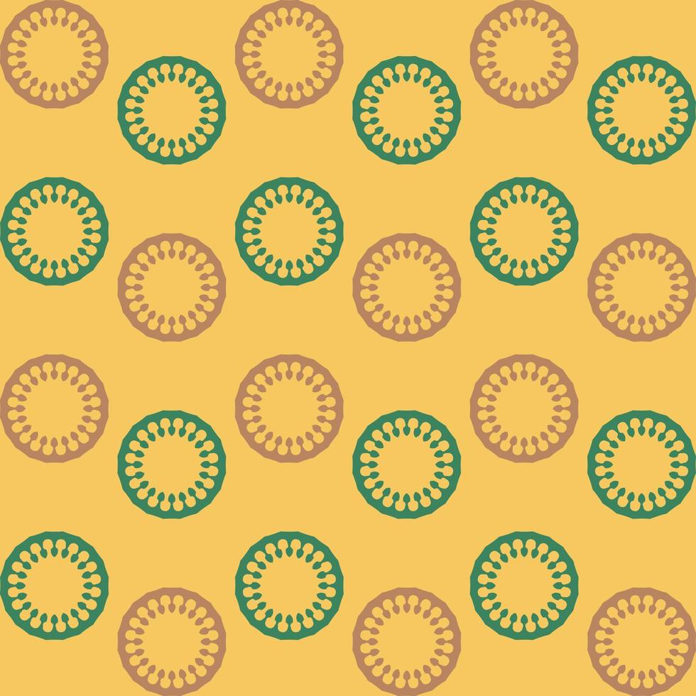 Pattern design template with ornament motif. repeat and seamless textile. decorative graphic in flat style vector