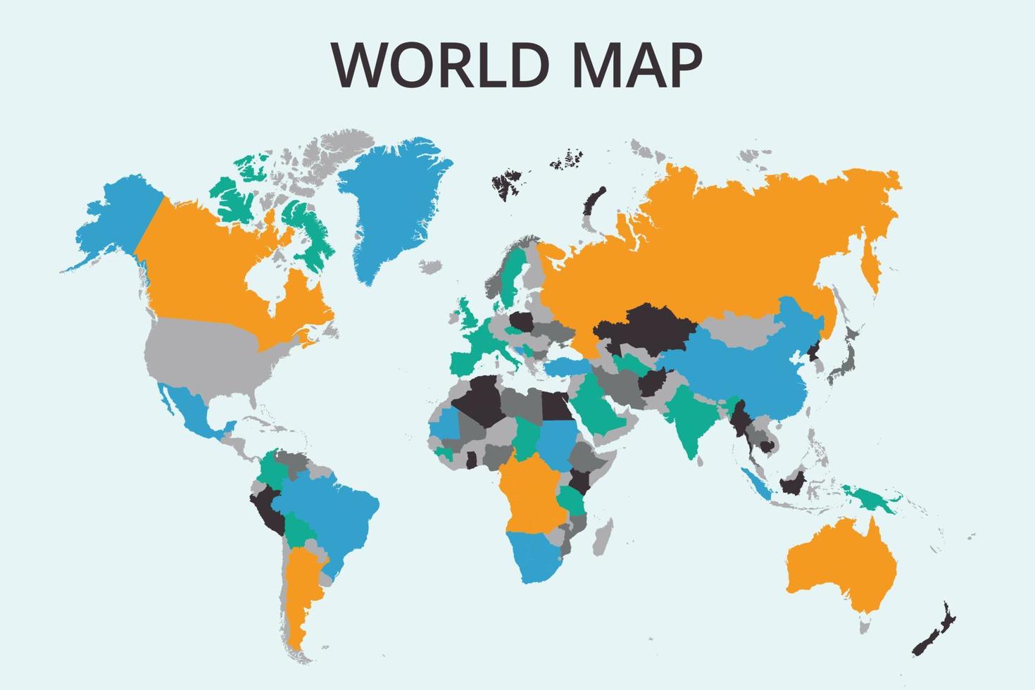 World Map Design vector