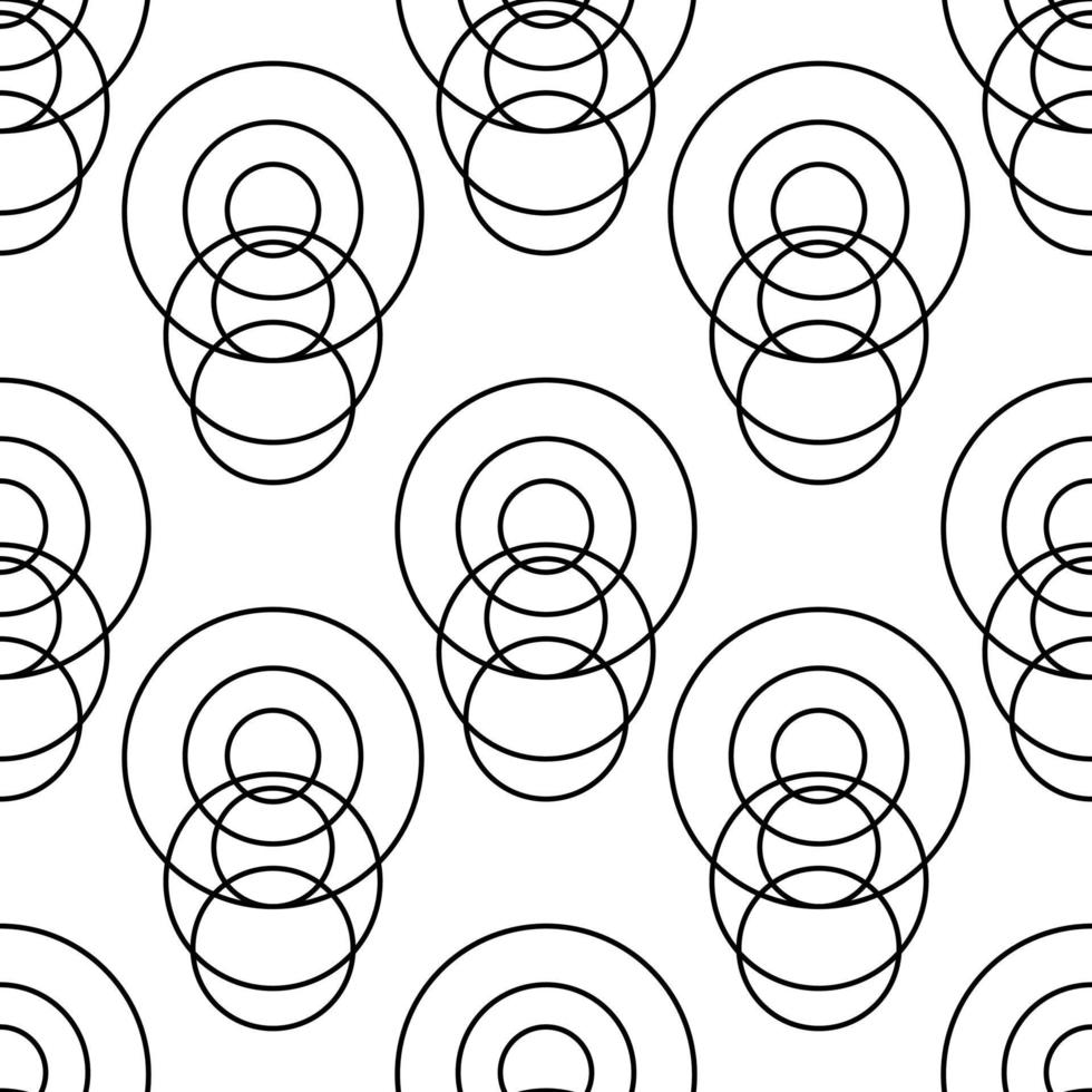 circles seamless pattern. abstraction from circles. wallpaper for textiles vector