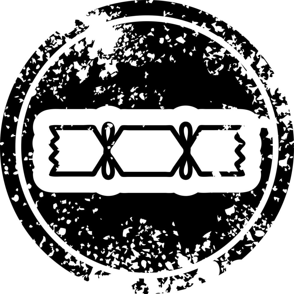 christmas cracker icon vector