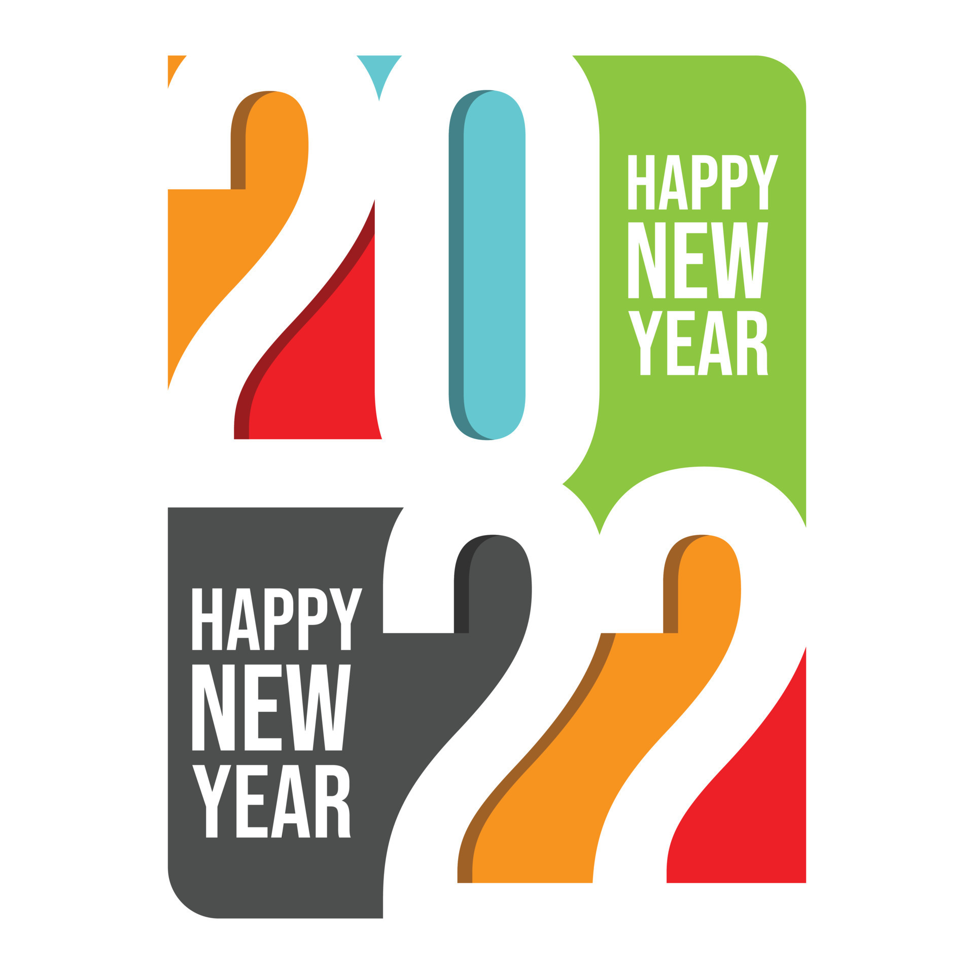 Happy new year 2022 greeting vector 11939853 Vector Art at Vecteezy