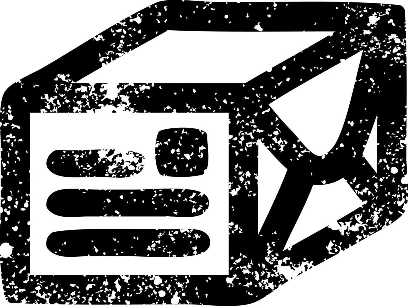 wrapped parcel icon vector