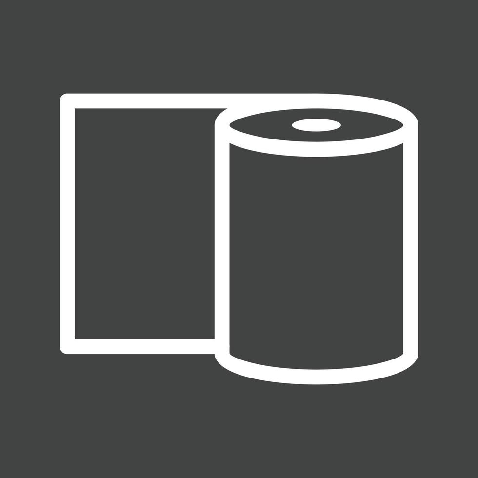 Gauze Line Inverted Icon vector