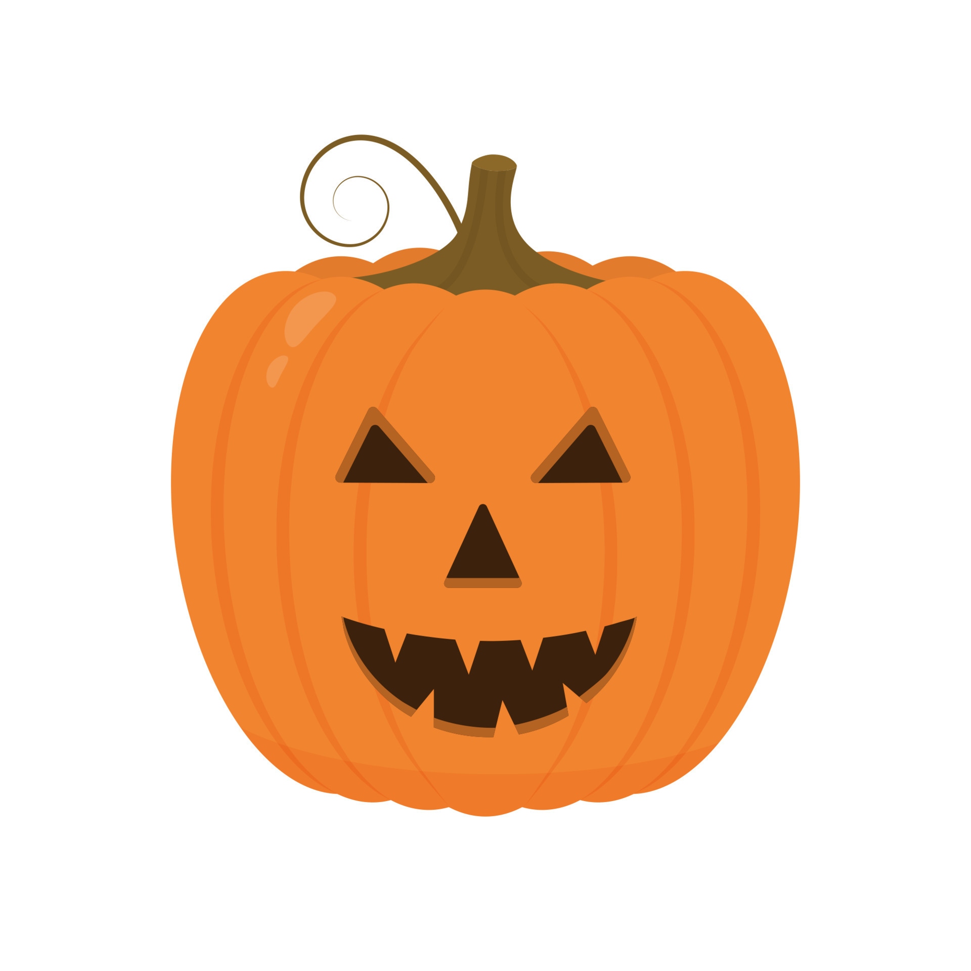 Laughing Halloween Pumpkin Icon Isolated On White Cute Cartoon Jack o laughing-halloween-pumpkin-icon-isolated-on-white-cute-cartoon-jack-o