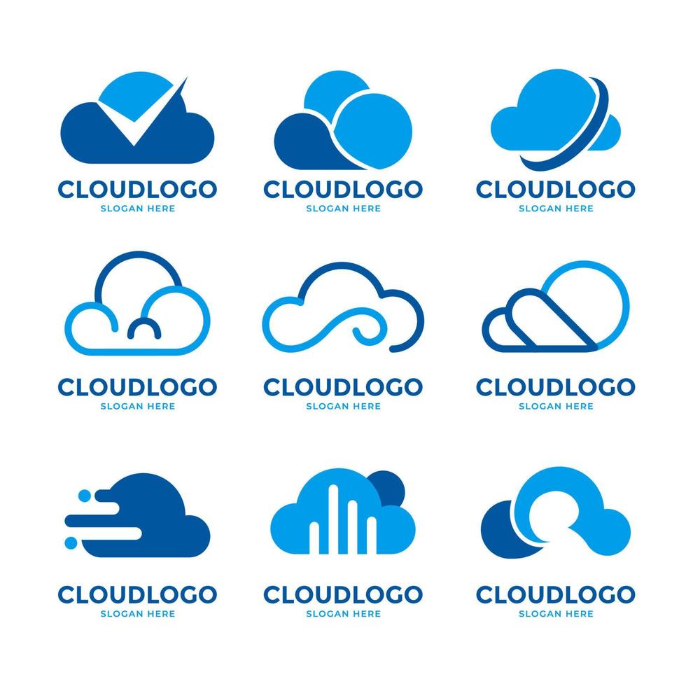 Cloud Logo Template vector