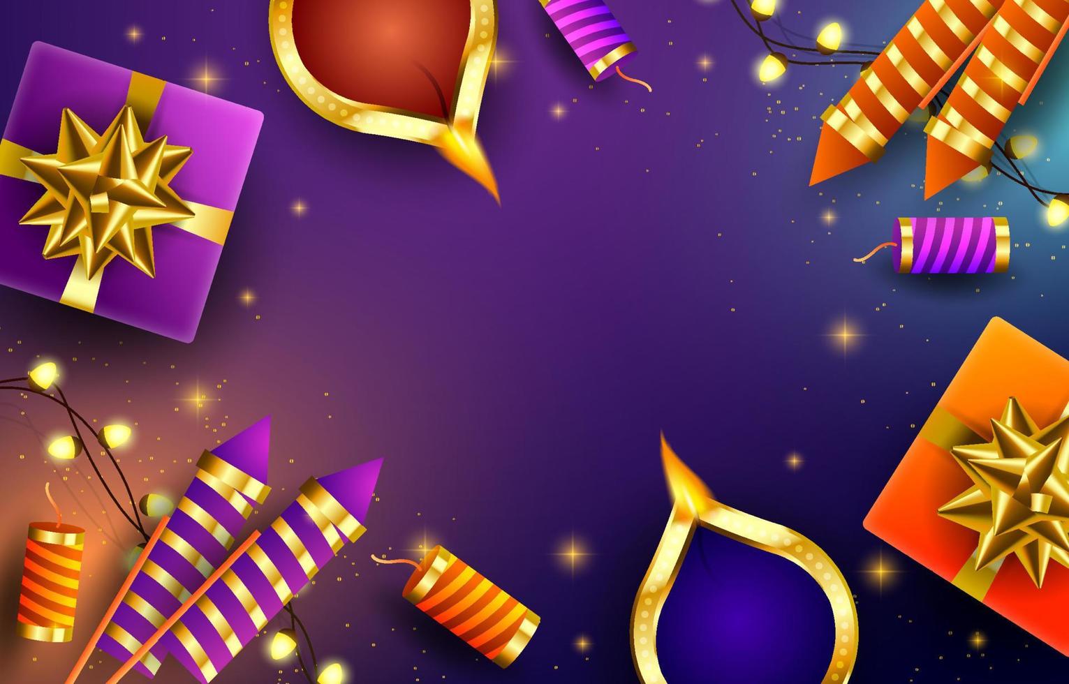 Happy Diwali Background vector